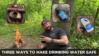 Corporals Corner MidWeek Video 12 Three Simple Ways to Make Water Safe While In the Woods [upl. by Nadia]