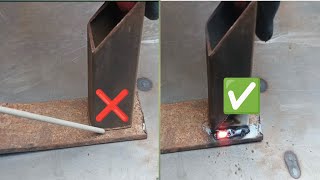 why didnt the welder tell me about this 4 secrets of this square tube  T joint welding joints [upl. by Mellisent]