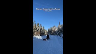 Snowmobiling in Idaho [upl. by Aicenert719]