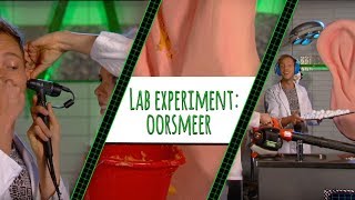 WAAROM HEB JE OORSMEER  LAB EXPERIMENT [upl. by Yneffit540]