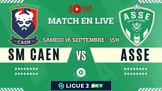 SM CAEN  ASSE en live   🟢Allez les Verts  🟢 [upl. by Hocker]