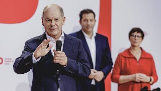 Es ist offiziell Scholz ist Kanzlerkandidat der SPD [upl. by Bork]