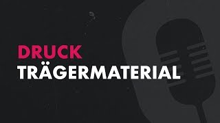 🎥DRUCK  Trägermaterial [upl. by Ecnarrot739]