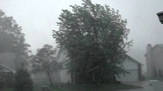 Severe Storm Columbus IN 2011May255PM [upl. by Rainah]