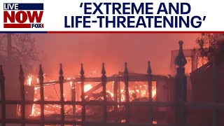 Mountain Fire destroys homes burns 10k acres in Southern California  LiveNOW from FOX [upl. by Odlawso]