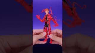 Quick Look Marvel Legends SpiderMan Animated Series Black Suit Spidey and Carnage [upl. by Fantasia140]