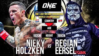 Nieky Holzken vs Regian Eersel  Full Fight Replay [upl. by Ellard]