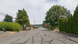 Courtenay BC Canada Driving in the City Comox Valley in Vancouver Island [upl. by Einafats693]