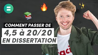 Comment faire une Dissertation et passer de 45 à 2020 📈 [upl. by Tips876]