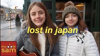 Sophia and Bella  Lost in Japan Shawn Mendes Cover Live on Mugglesam [upl. by Aerdnna748]