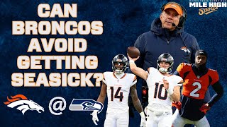 Broncos vs Seahawks Will Seattles Defense Be Too Much for Rookie Bo Nix [upl. by Hepza]