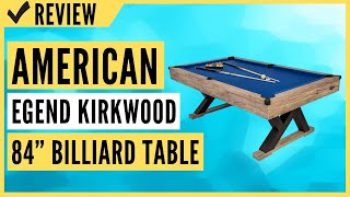 American Legend Kirkwood 84” Billiard Table Review [upl. by Enrico]