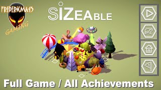 SIZEABLE Full Game  All Tortoises  All Achievements PuzzleExploration Game [upl. by Anestassia]