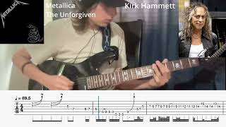 Metallica  The Unforgiven Solo Cover With TAB [upl. by Aushoj127]