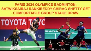 BADMINTON MEN DOUBLE DRAW RELEASE IN PARIS 2024 OLYMPIC  PV SINDHU IN PARIS OLYMPIC 2024 [upl. by Alaehcim]