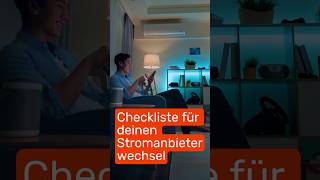 Checkliste für deinen Stromanbieterwechsel ⚡ [upl. by Herra956]