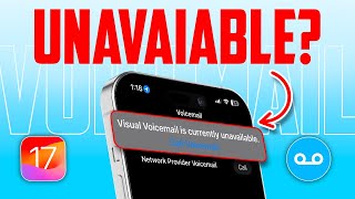 quotFixing Voice Mail Unavailable on iPhone After iOS 17 Updatequot  quotResolve Voicemail Issues on iPhonequot [upl. by Nirro]