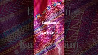 Exclusive Lambani embroidered festive Kanjivaram Silk Saree [upl. by Bissell]