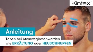 Tapen bei Atemwegsbeschwerden  Kintex® Anleitung zum Kinesiologie Tapen [upl. by Limann]