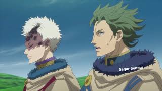 Yuno vs Langris Full Fight English Sub 60 FPS  Black Clover [upl. by Ynnel]