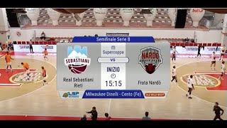 Semifinali Final Eight Supercoppa 2020  Real Sebastiani Rieti VS Frata Nardò [upl. by Onabru]