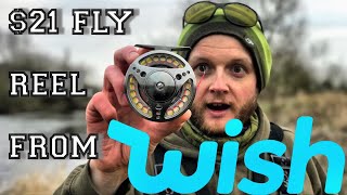 Super Cheap WISH Fly Fishing Reel BARGAIN  Review amp Unboxing [upl. by Garibald145]