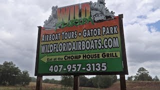 We Went On An Airboat Tour amp Animal Adventure At Wild Florida Wildlife Park [upl. by Ria]