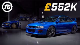 FIRST LOOK Prodrive P25 – £552k Subaru Impreza 22B Restomod  Top Gear [upl. by Asyram916]