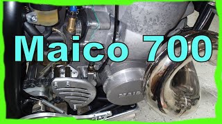 Maico 700 Two Stroke 2 Stroke ATK Intimidator Dirtbike [upl. by Gerome613]