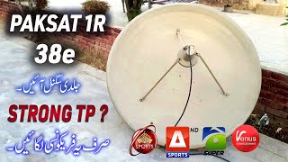 Paksat 38e Strong TP 2024  Paksat Frequency 2024  Paksat 38e C Band 4 feet Dish Setting Tech Tube [upl. by Anidem]