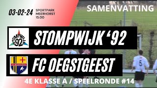 240203 STOMPWIJK 92 FC OEGSTGEEST [upl. by Swirsky]