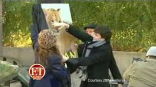 Georgie Henley and Skandar Keynes in the Zoo Special Lion Cub Naming Ceremony [upl. by Heyra]