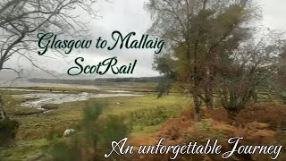 Slow travel Scotland Glasgow to Mallaig on ScotRail through the Lowlands amp Highlands [upl. by Sarilda]