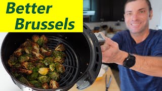 Air Fryer Brussels Sprouts  Way Better Than Boiled [upl. by Aivil]