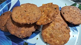 தீபாவளிக்கு 💥 கோதுமை மாவில் தட்டை செய்யுங்க wheat thattai recipe in tamil [upl. by Ahsekahs758]