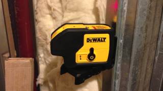 DeWALT DW083 3 Beam Laser Pointer  First Look [upl. by Asus]