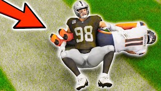 Maxx Crosby Tried To Break My Leg Madden 25 Superstar Mode 16 [upl. by Aknaib698]