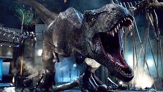 TRex vs Indominus Rex  Final Battle Scene  Jurassic World 2015 Movie Clip HD [upl. by Katina706]