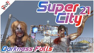 7Days2Die  Darkness Falls SuperCity Part 1 [upl. by Ailliw]