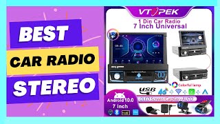 Vtopek 1Din Car Radio Stereo [upl. by Birecree]