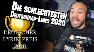 Lachen oder weinen Die schlechtesten DeutschrapLines 2020 22  2Bough REAGIERT [upl. by Adehsor924]