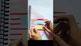 Art Note Book Front page Ideas for school project 🍁❤️ schoolproject beginners frontpage viral [upl. by Simdars]