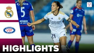 Real Madrid vs Vålerenga  Highlights  UEFA Womens Champions League 11102023 [upl. by Suk]