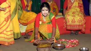 হলুদ বাটো মেন্দি বাটো বাটো ফুলের মৌ  Bangladeshi Village Wedding  Biyer Gaan  গ্রামের বিয়ে [upl. by Latsyrcal]