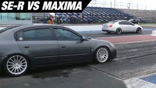 Altima SER vs Maxima  Track Day [upl. by Monahan132]