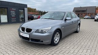 BMW 525i Automatik Leder AHK abnehmbar PDC aus 1 Hand [upl. by Eelyrehc892]