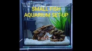 SMALL FISH AQUARIUM SETUP 2018 [upl. by Schwab]