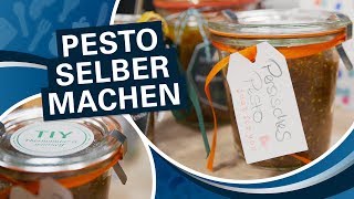 GROßARTIGES Pesto Rezept  einfach selber machen und UNBEDINGT probieren [upl. by Miarzim]