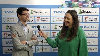 A sole lead for Anish Giri  Round 4 [upl. by Trotter]