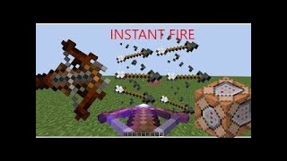 How to make instant firing crossbow in Minecraft REMADE BEDROCK [upl. by Hilly]